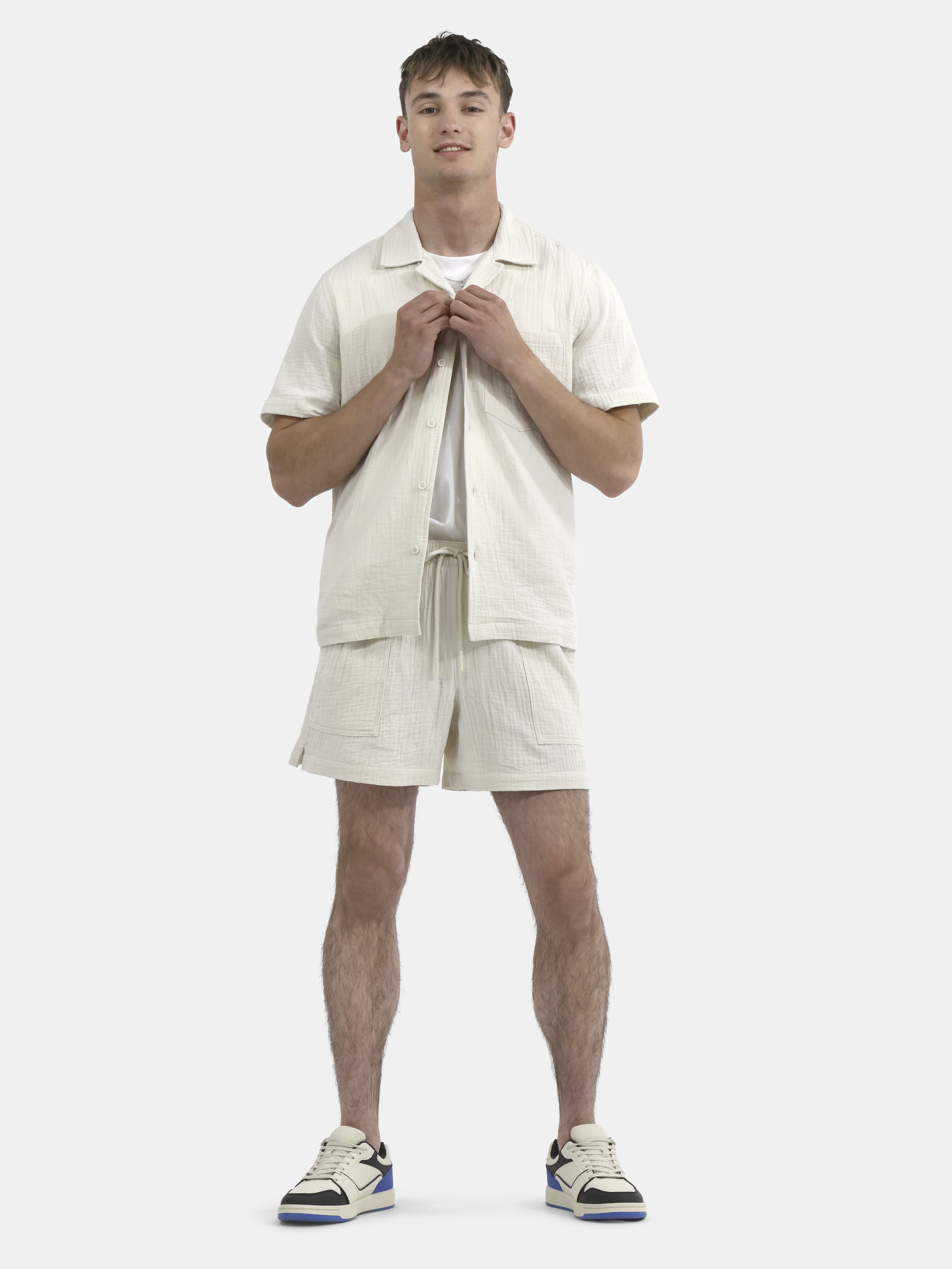 No Boundaries Mens Textured Shirt, Sizes XS-3XL