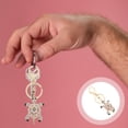 thumbnail image 5 of 1pc metal diamante tortuga incrustada tortuga elegante tutor de forma colgante, 5 of 5