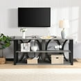 thumbnail image 5 of 3-Tier Industrial Console Table,70.87 inch, Narrow Entry Table Long Table with Storage for Entryway, Living Room, Foyer, Hallway, Black, 5 of 7