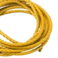 thumbnail image 3 of Uxcell 2.19 Yards 3mm Dia Leather Cord Braided String for DIY Crafts, Yellow 1Pack, 3 of 6