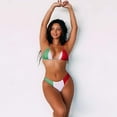 thumbnail image 3 of Italy Flag Bikini Top, 3 of 10