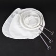 thumbnail image 3 of Paokuoon Milk Tea Filter Bag Reusable Filter Set 1 Set Ultra Fine Mesh Steel Ring Long Handle Cheesecloth Tea Nut Soy Milk Coffee Juice Filter, 3 of 6
