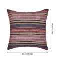 thumbnail image 3 of Soft Zippered Boho Decorative Striped Throw Pillow Covers for Bedroom, 3 of 4