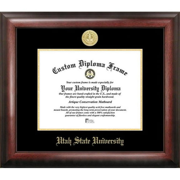 Utah State University Gold Embossed Diploma Frame