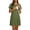Z68 Army Green, variant on Mifsaly Nursing Dresses Breastfeeding Crewneck Short Sleeve Maternity Dress Soft Breathable Summer Casual Postpartum Hospital Gowns with Hidden Zipper Khaki,XXL
