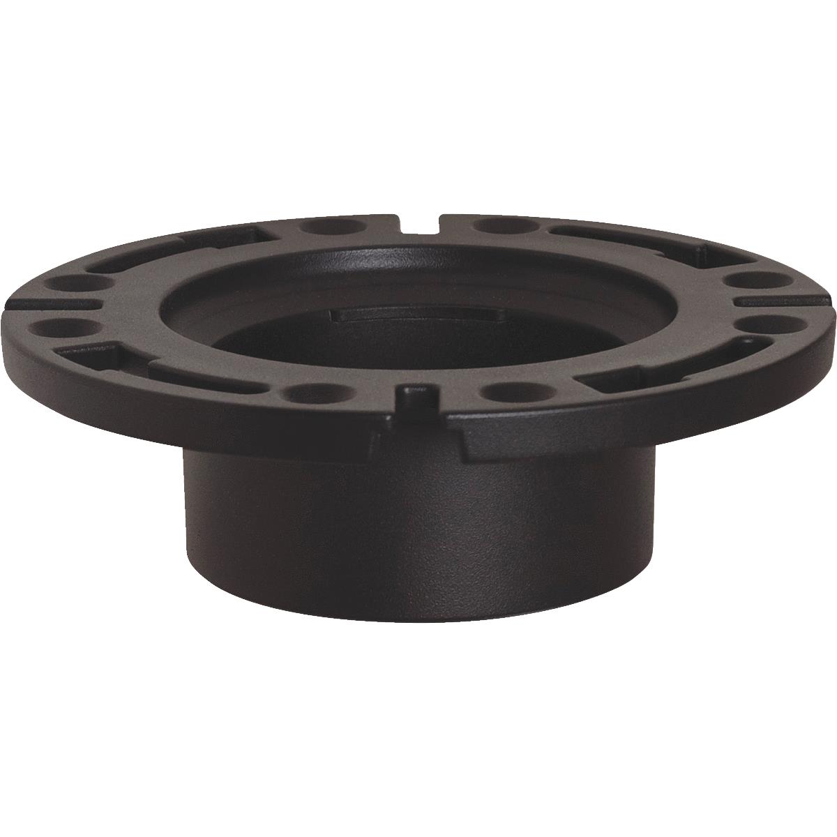 Sioux Chief 4 In Hub Abs Open Toilet Flange W 1 Piece Plastic Ring 6 4a Walmart Com Walmart Com