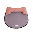 thumbnail image 2 of Cififendec Summer Cooling Pet Bed Mat, 19.69"×16.93", Breathable Ice Silk Cat and Dog Cushion, Non-Slip Neck Support Pillow Pad for Small to Medium Pets(Brown), 2 of 5