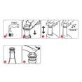 thumbnail image 4 of Juego de 6 piezas para conservar el vino, tapones de vacío, tapón para vino, sellador de botellas reutilizable, tapón de bomba de vacío., 4 of 8