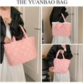thumbnail image 2 of Kukuzhu Puffer Tote Bag, Large Puffy Bags for Women Fashion Quilted Soft Padded Handbag Purses, 2 of 7