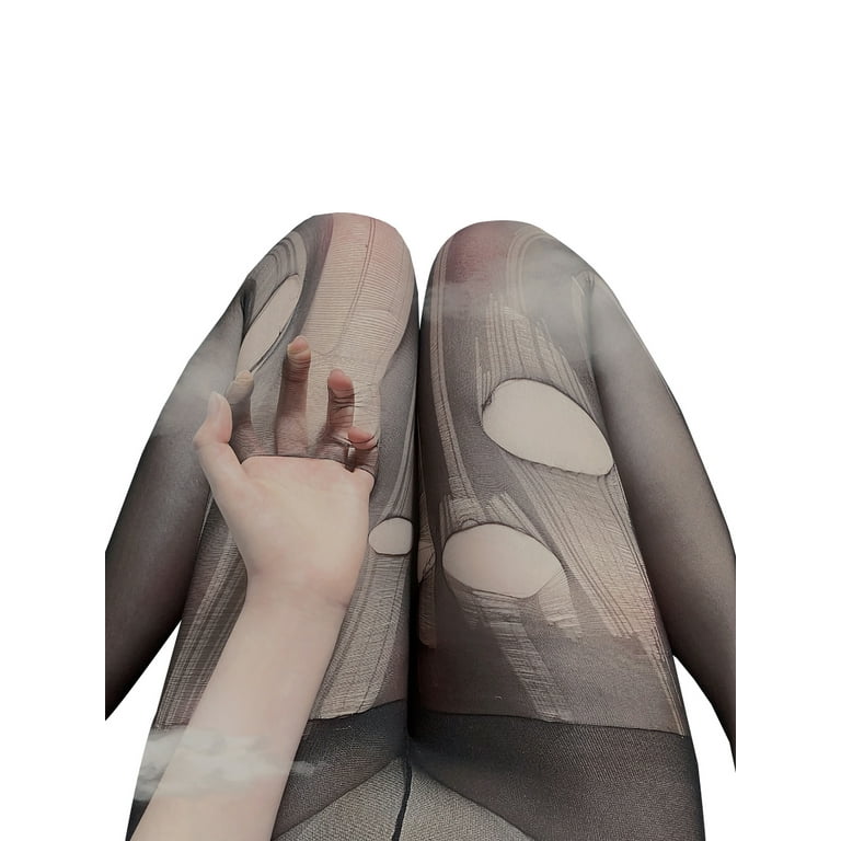 Tearing pantyhose sale