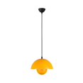thumbnail image 1 of Ilios Innova | Lámpara Colgante Redonda Amarilla Estilo Panton para Sala y Comedor, Moderna de Techo con Luz LED Cálida, Altura Ajustable y Aluminio Resistente., 1 of 9
