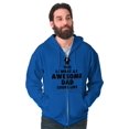 thumbnail image 3 of Cool What an Awesome Dad Looks Like Zip Hoodie Sweatshirt Men Brisco Brands M, 3 of 6
