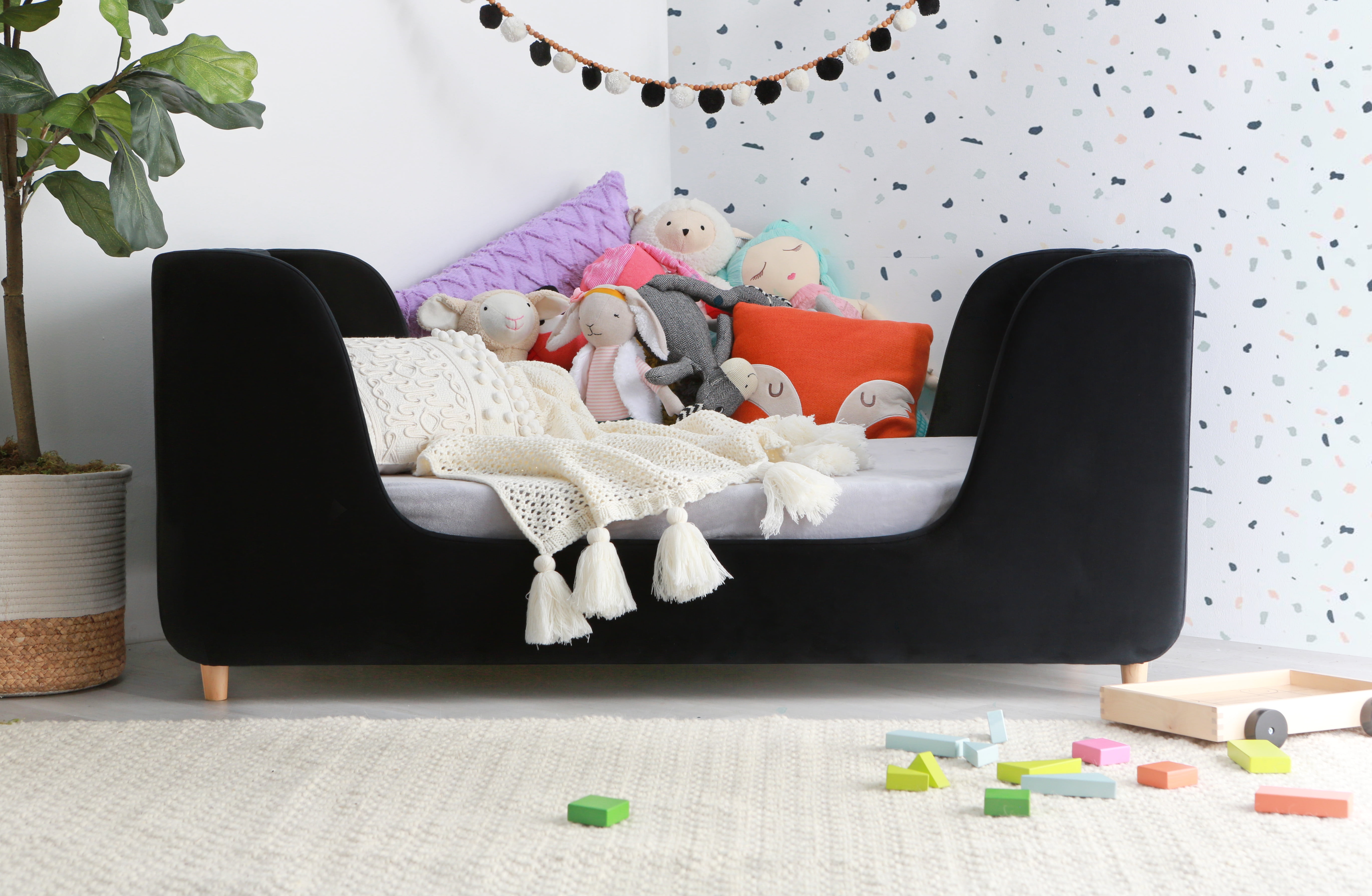 Second Story Home Bodhi Toddler Bed Black