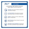 thumbnail image 5 of Tze Standard Adhesive Laminated Labeling Tape, 0.23" X 26.2 Ft, White On Black | Bundle of 5 Each, 5 of 5