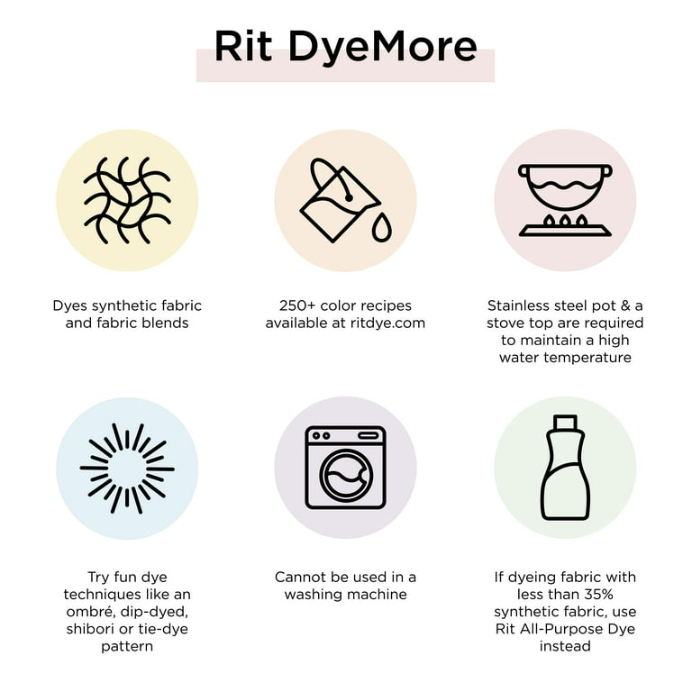Rit DyeMore Synthetic Dye, Royal Purple- 207ml – Lincraft