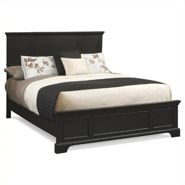 Kingfisher Lanes King Panel Bed In Black Com Kingfisher Lanes King Panel Bed In, King Panel Bed Frame