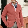 thumbnail image 2 of Men's Knit Cardigan Sweater Button Front Long Sleeve Regular Fit Casual Jacket, 2 of 6