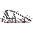 thumbnail image 3 of Speedway Motors Sprint Car Wing Mounting Tab with 3/8″ Hole Universal Steel Wing Tree Tab for Sprint Car Top Wing Post, Chromoly Racing Bracket Accessory, 3 of 4