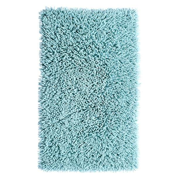 Elegance Collection Chenille Shaggy Bath Rug