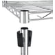 thumbnail image 5 of Estantería de almacenamiento Simple Deluxe Heavy Duty de 5 niveles, cromada, 5 of 6