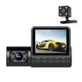 thumbnail image 2 of Dash Camera,Camera 3-lens Inch Camera Screen Cam Dazzduo Nebublu 3-lens Rear Inch Screen Cam Dvr Camera Screen 2 Inch 1080p Dvr 3-lens Support Camera Dvr 3-lens Nebublu Radirus 1080p, 2 of 6