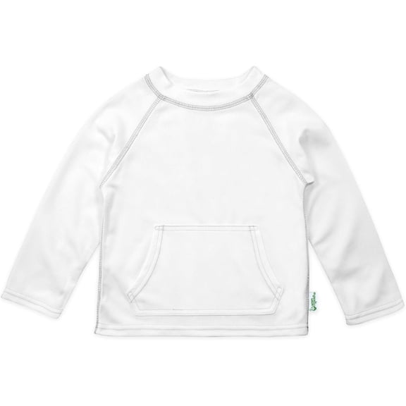 green sprouts Breathable Sun Protection Shirt-White-18/24mo