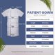 thumbnail image 2 of Pack de 6 batas de hospital Utopia Care, unisex, para hombre y mujer, 2 of 7