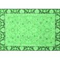 thumbnail image 1 of Ahgly Company Indoor Rectangle Oriental Emerald Green Traditional Area Rugs, 7' x 10', 1 of 4
