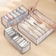 thumbnail image 1 of Contenedor de almacenamiento para armario, organización de gabinete doméstico plegable apilable, 3 uds., 1 of 6