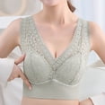 thumbnail image 2 of TAGOLD Womens Plus Size Bra,Summer Casual Bras for Womens,Women Lady Lace Gathered Bra Plus Size Sports Bra Underwear Yoga Hollow Out Bra Cup, 2 of 7