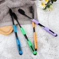 thumbnail image 3 of Adult Bamboo Charcoal Soft Bristle Toothbrush Oral Care Teeth Cleaning Tool, 3 of 10