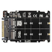 M.2 SSD to U.2 Adapter 2 in 1 M.2 NVMe Key B/M NGFF SSD to PCI-e U.2 SFF-8639 Adapter PCIe M2 Converter Desktop Computer