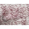 thumbnail image 4 of oneOone Tissu Cambric Coton Rouge Vin Chiffres Géométriques Matériel de Robe Tissu Imprimé Tissu au Mètre 56 Pouces de Large, 4 of 4