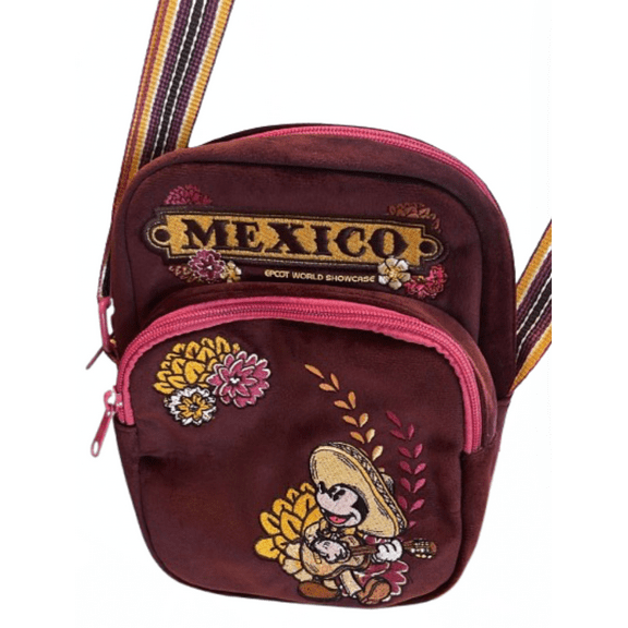 Disney Parks Mickey Mouse Epcot Mexico Crossbody Bag New With Tag