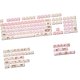 thumbnail image 1 of Juego de teclas para teclados mecánicos CUTICAT 140 teclas Rosa con sublimación, 1 of 8