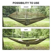 Camping Hammock, Camping Essentials, Lightweight Portable Double & Single Hammock with Tree Straps, Camping Gear for Outside Hiking Camping Beach Backpack Travel