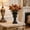 Black, variant on Plastic Urn Planters, Pedestal Flower Plant Pot Plant Stand for Wedding, Party, Event, Home, Stage, Garden, Balcony Decoration