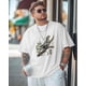 thumbnail image 3 of Men T-Shirt,Soft Crewneck Tee Shirt Retro Lizard on Tree Branch Short Sleeve Casual T Shirts, 3 of 8
