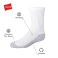 thumbnail image 4 of Calcetines Hanes para niño, paquete de 12, de algodón acolchados tipo crew, 4 of 7