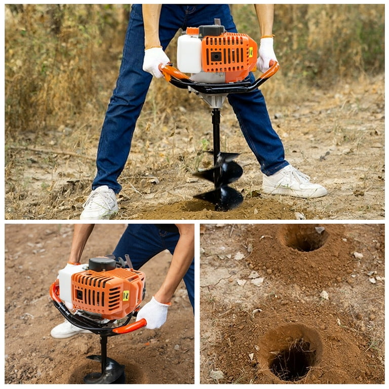 Auger pole deals digger