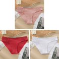 thumbnail image 1 of Bragas de algodón 3 unids/lote, bragas sólidas para mujer, ropa interior cómoda, calzoncillos amigables con la piel para mujeres, bragas íntimas sexis de tiro bajo Deng Xun unisex, 1 of 2