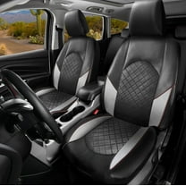 TIANLAIMEI PU Leather 5-Seats Car Seat Covers Full Set Front & Rear Cushion Pad Universal Fit for Most Cars