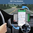 thumbnail image 5 of Universal Magnetic Phone Mount for Car【Upgrade Strong 8X Magnets】 Magnetic Cell Phone Holder, 360° Rotation Dashboard Magnetic Car Mount for iPhone, Samsung, LG & All Phones, 5 of 7