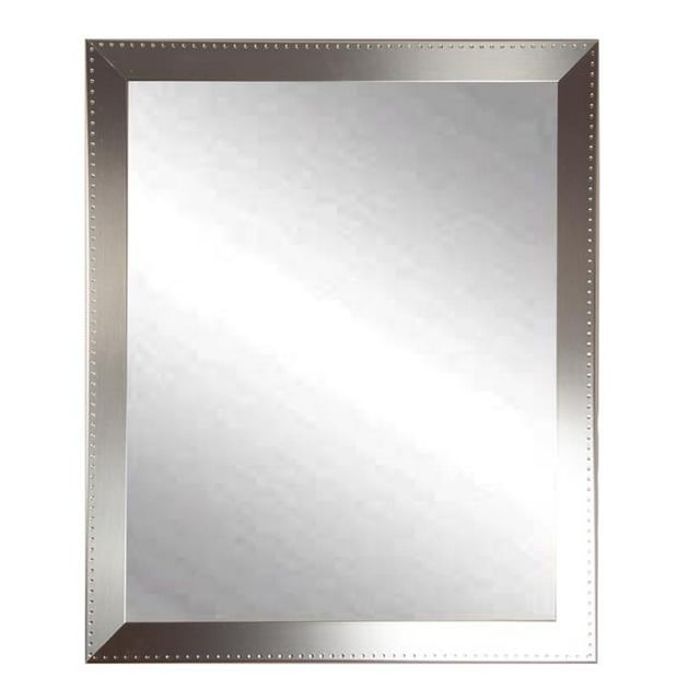 American Made Embossed Steel Framed Vanity Wall Mirror 30 x 36 in. BM026L