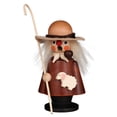 thumbnail image 2 of 3.5" Brown and Black Christian Ulbricht Smoker Shepherd Decoration, 2 of 2