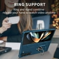 thumbnail image 3 of for Samsung Galaxy Z Fold 7 Case [Heavy Duty Protective][360°Ring Magnetic Kickstand] Rugged Hard PC Shockproof Military Grade Phone Cover For Samsung Galaxy Z Fold 7,Blue, 3 of 12