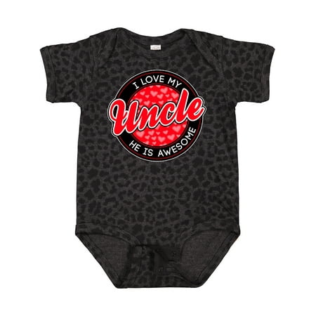 

Inktastic I Love My Uncle Boys or Girls Baby Bodysuit