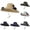 Khaki, variant on Solar Fan Hat for Men Women Wide Brim, 2-in-1 Hands-Free Sun Hat with 2 Solar Powered Fans, UPF 50+ Outdoor Bucket Hat for Fishing Hiking Beach