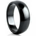 thumbnail image 1 of Tapered Polished Black Ceramic Ring, 1 of 2