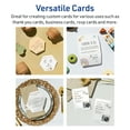 thumbnail image 4 of Avery Arched Rectangle Flat Cards, 5" x 7", Glossy White, 100 Total, 4 of 9